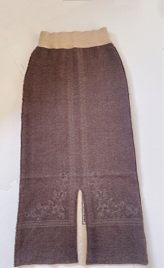 ◉最終お値下げ❗️EAPHI SCARF MOTIF KNIT SKIRT