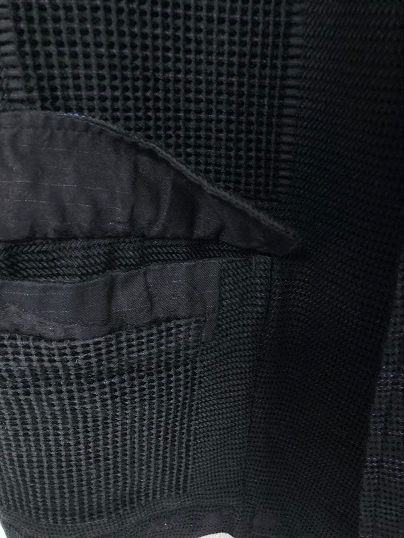 ISSEY MIYAKE イッセイミヤケ ネイビー テーラードジャケット(Ｏ)
