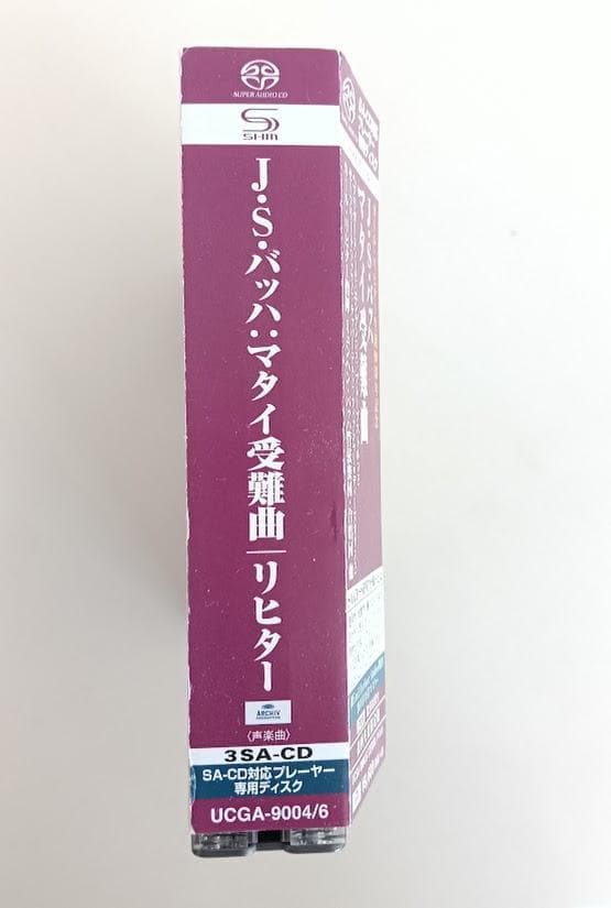 SACD バッハ　マタイ受難曲　カール・リヒター（3SACDシングルレイヤー）
