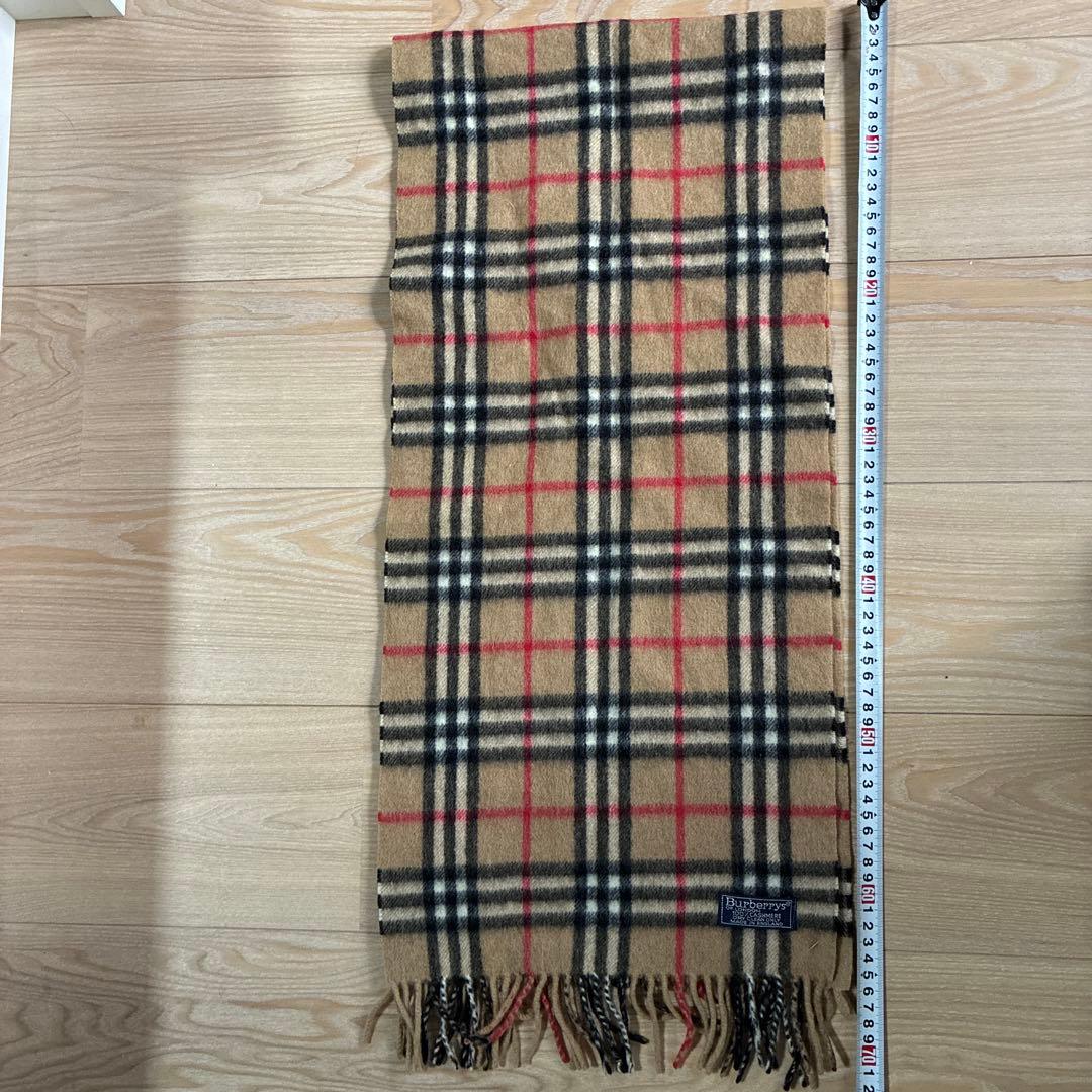 Burberry チェック柄 カシミヤマフラー