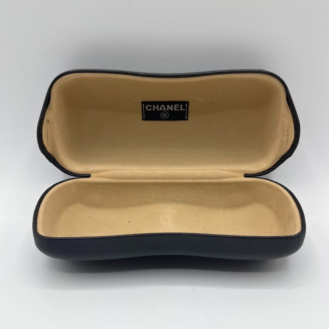 CHANEL サングラス 4157-Q ココマーク マトラッセ レザー リムレス