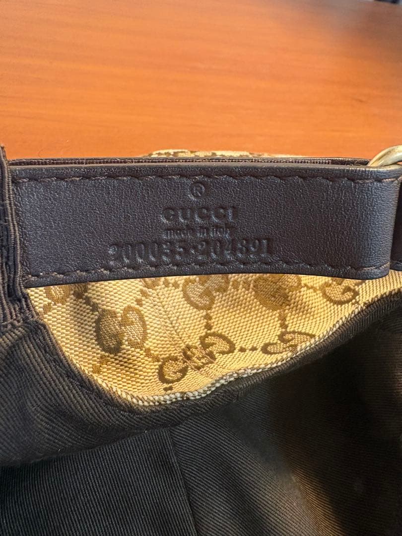 GUCCI ウェブ ストライプ GG ベースボール キャップL ベージュ