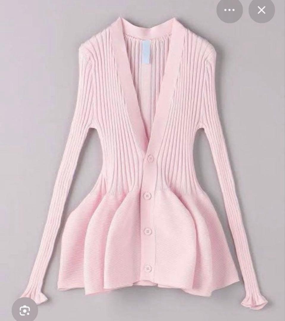 CFCL POTTERY CARDIGAN ピンク