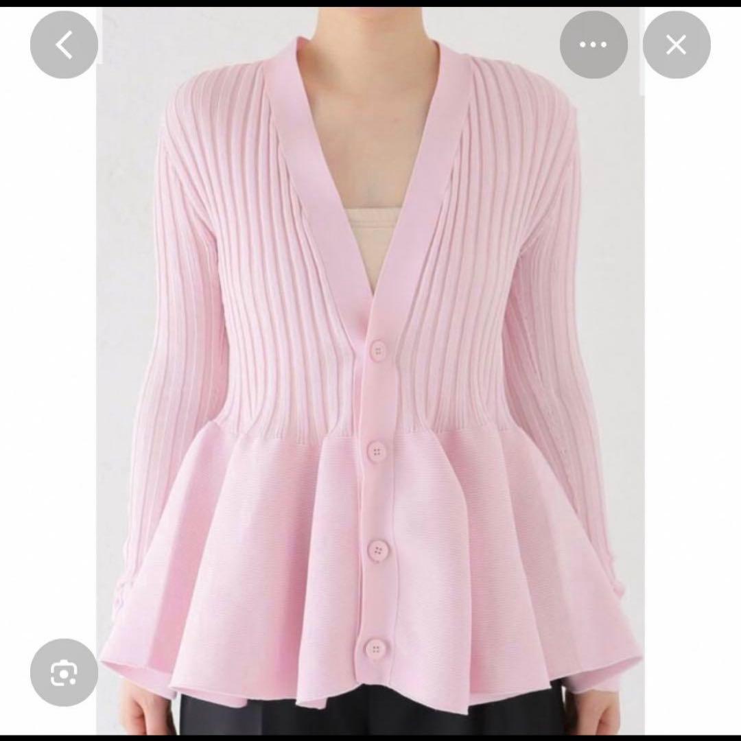 CFCL POTTERY CARDIGAN ピンク