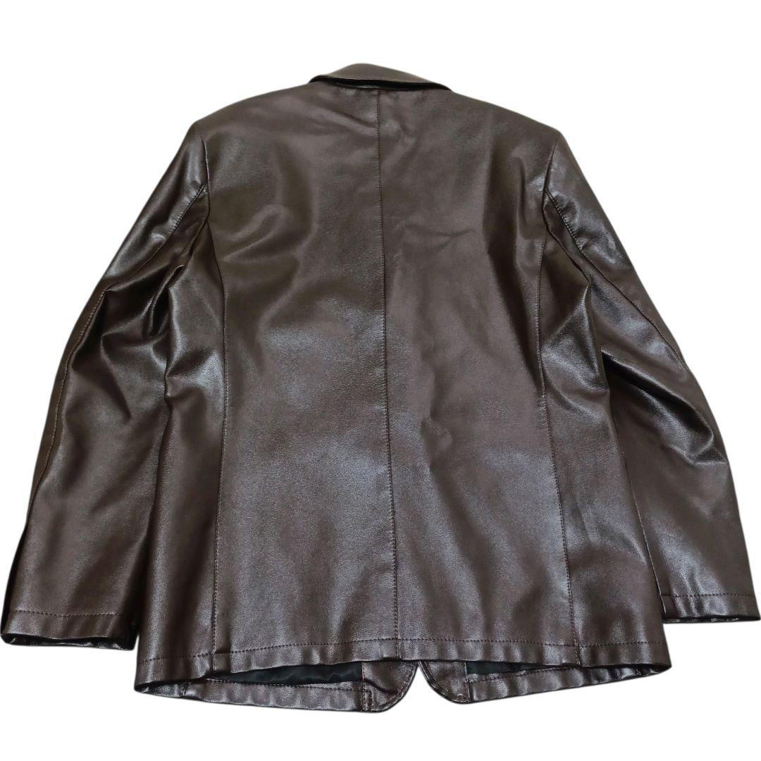 タグ✨pierre cardin ラムレザー 裏地唐草袋帯 テーラードジャケット