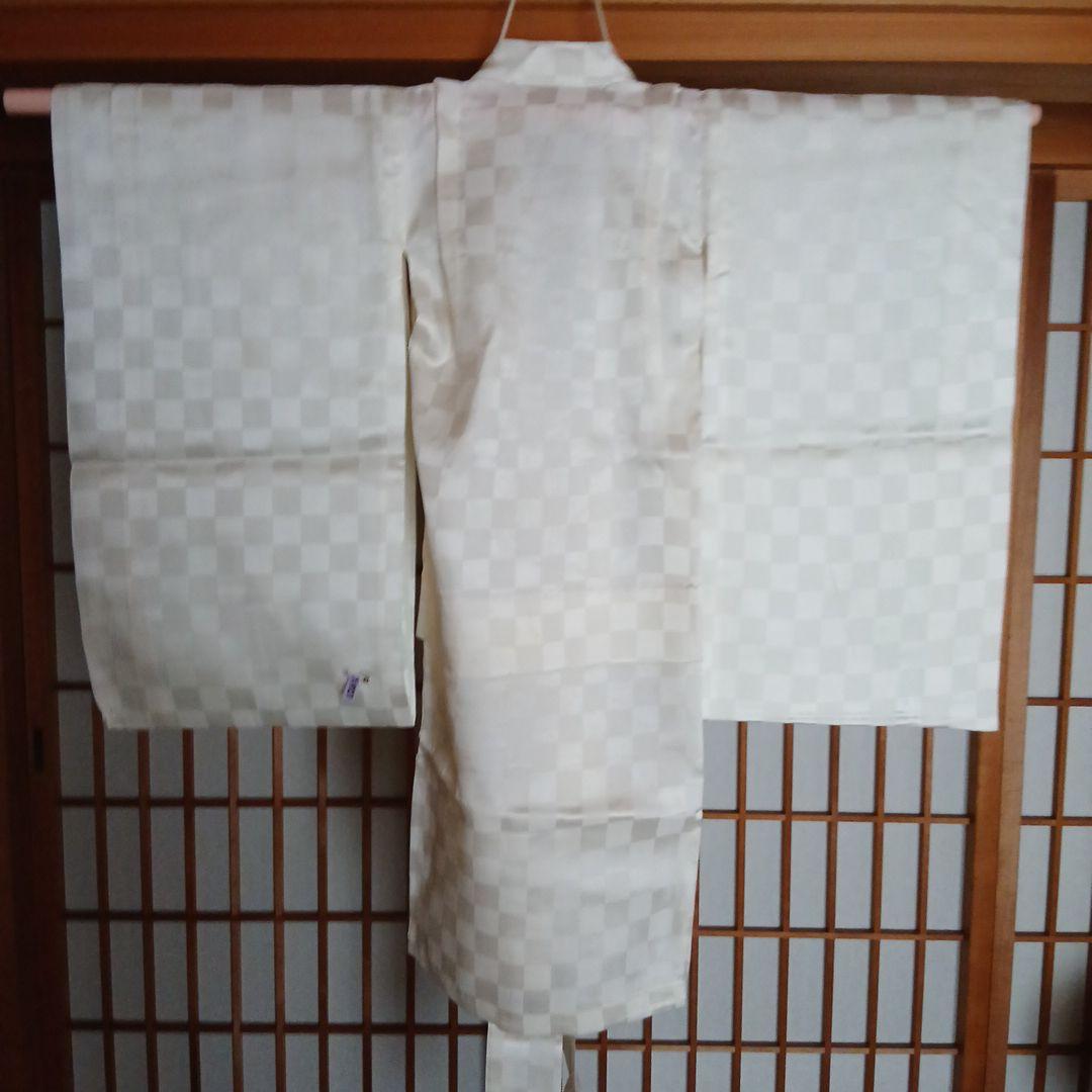 お宮参り　波と鷹の刺繍 着物　長襦袢付き 昭和レトロ