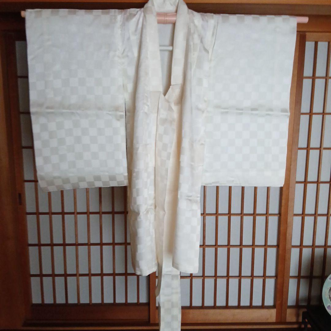 お宮参り　波と鷹の刺繍 着物　長襦袢付き 昭和レトロ