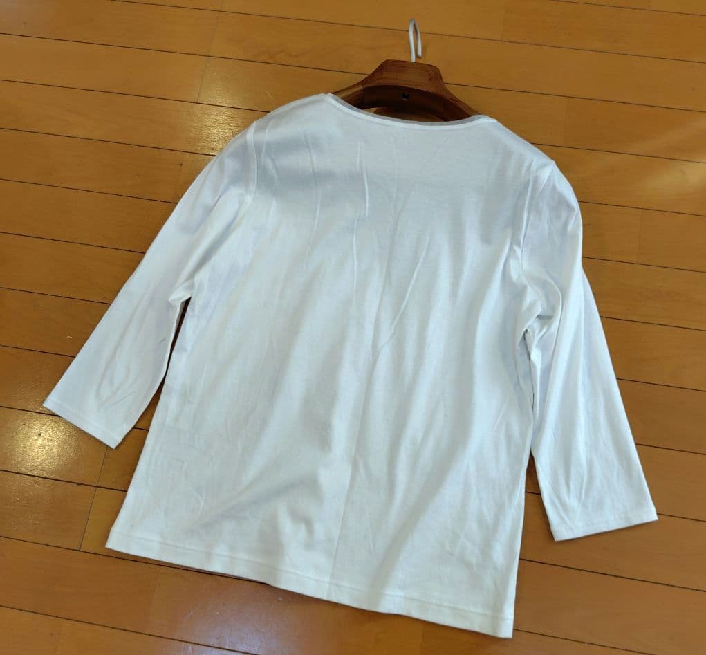 M*)様 レリアン 近年モデル ボタニカルリーフプリント カットソー11L