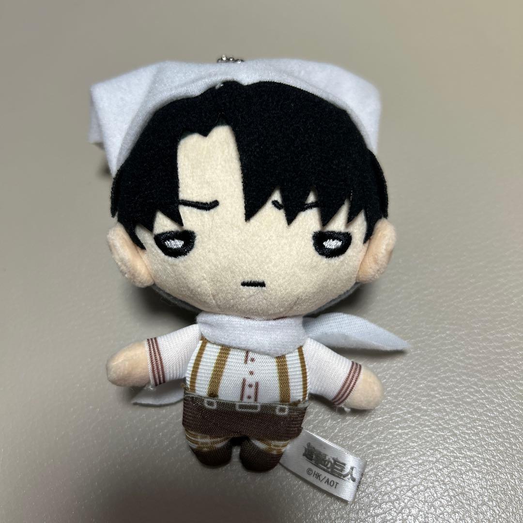 進撃の巨人 リヴァイ にとたん お掃除ver. ぬいぐるみ
