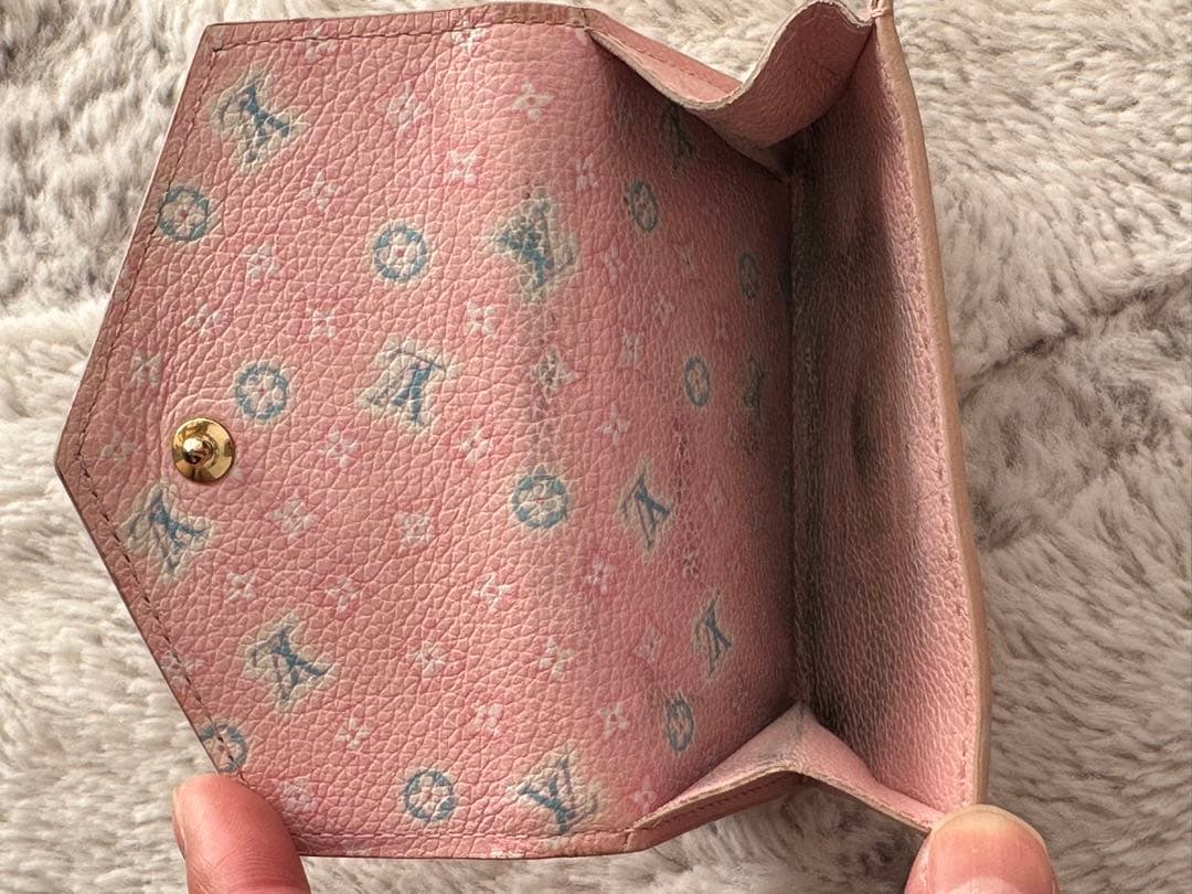 Louis Vuitton 三つ折り財布 ピンク