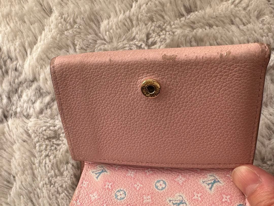 Louis Vuitton 三つ折り財布 ピンク