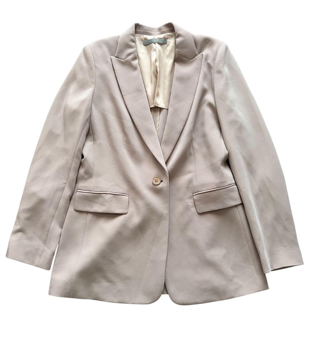 theoryluxe Row Crepe Arvadaピンクテーラードジャケット