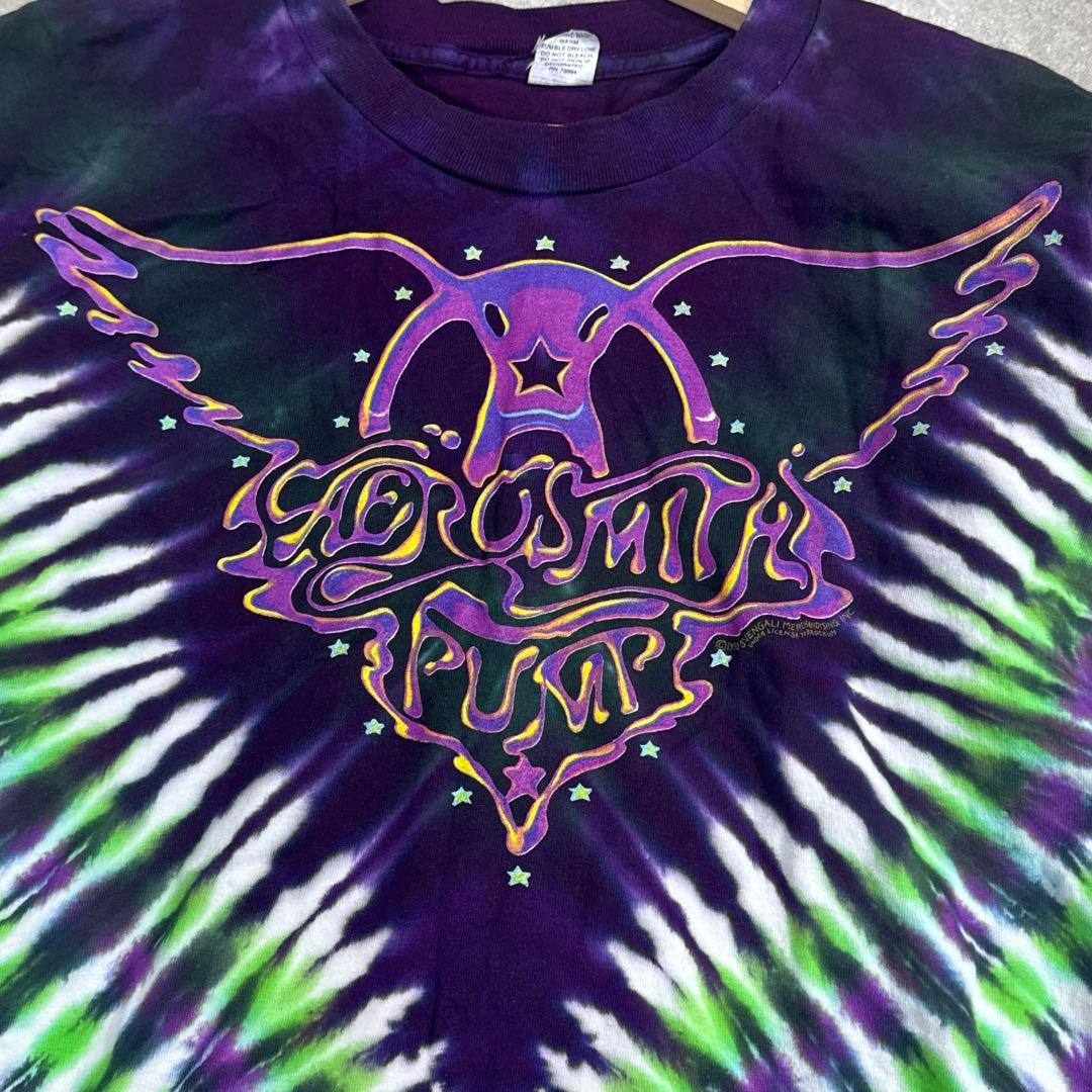 希少 当時物 AEROSMITH ヴィンテージ バンドTシャツ タイダイ XL