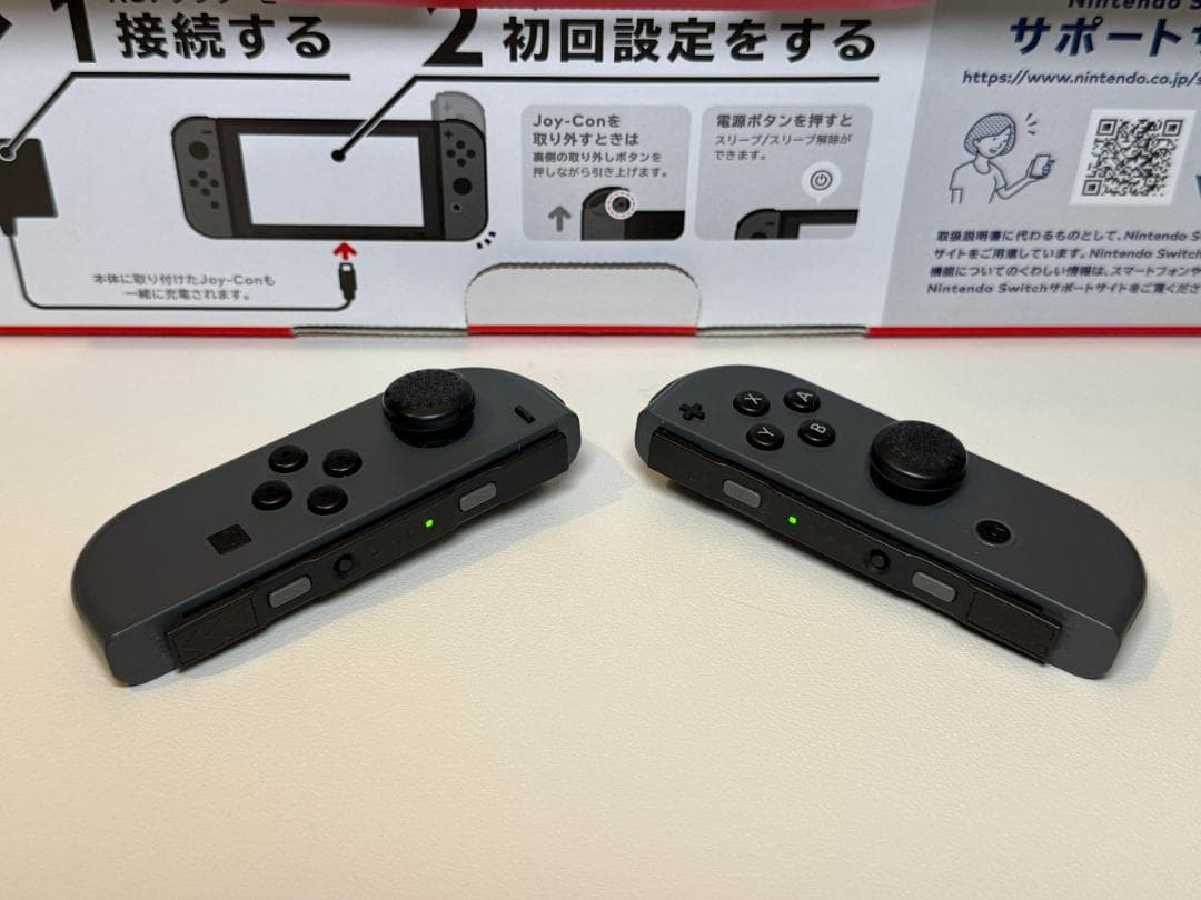 Nintendo Switch 本体 グレー 完品 動作確認済 初期化済
