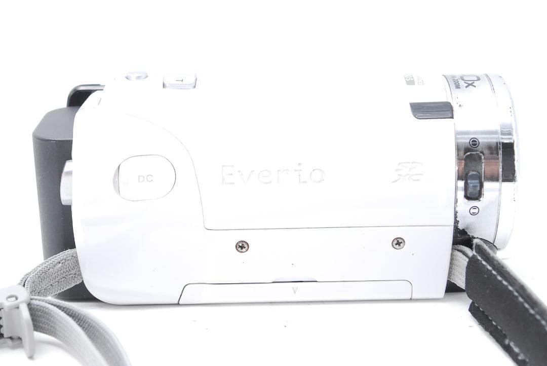 【完動品】JVC ケンウッド Everio GZ-E117-W　光学４０倍ズーム