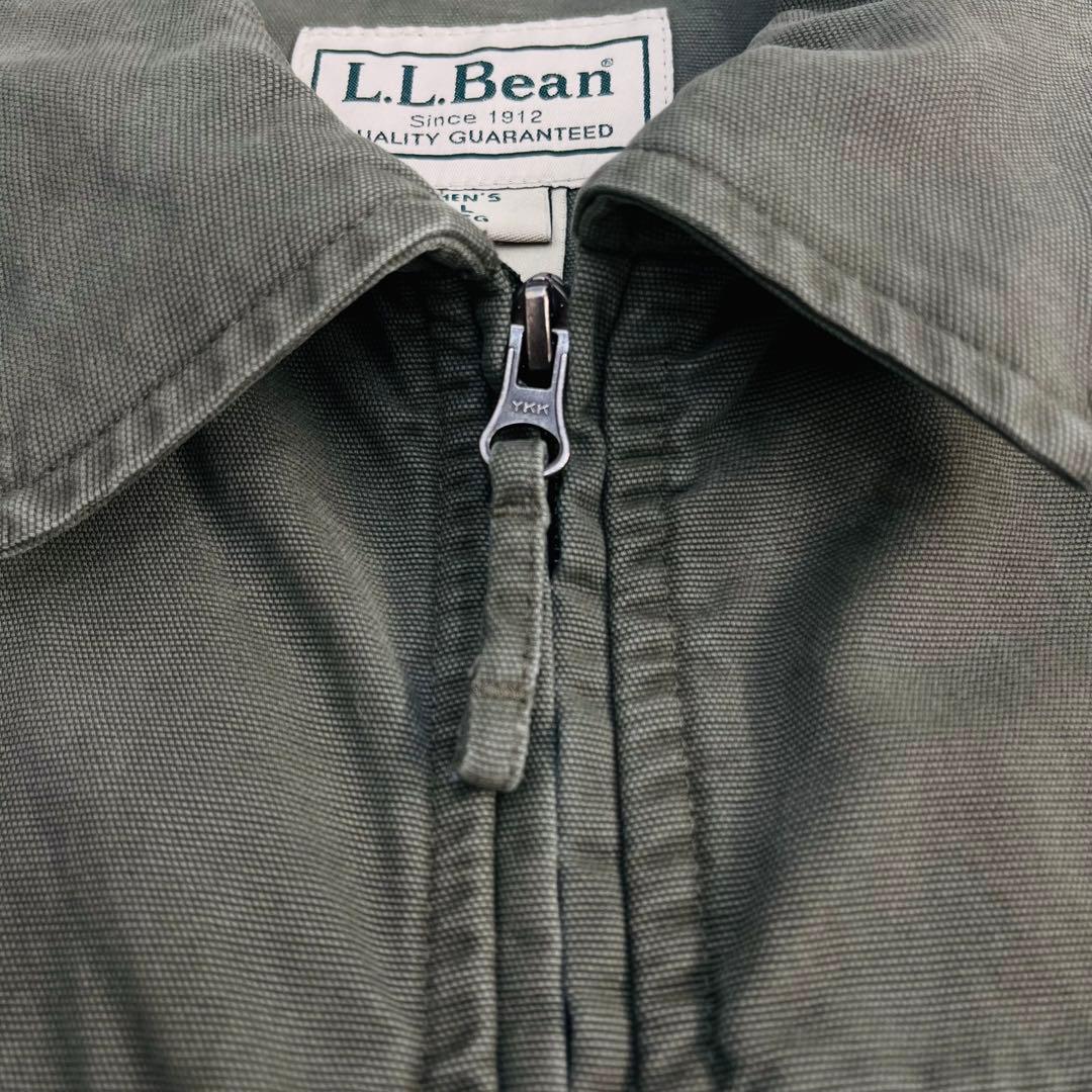 90s エルエルビーン　ダックブルゾン　スウィングトップ　【L】カーキ