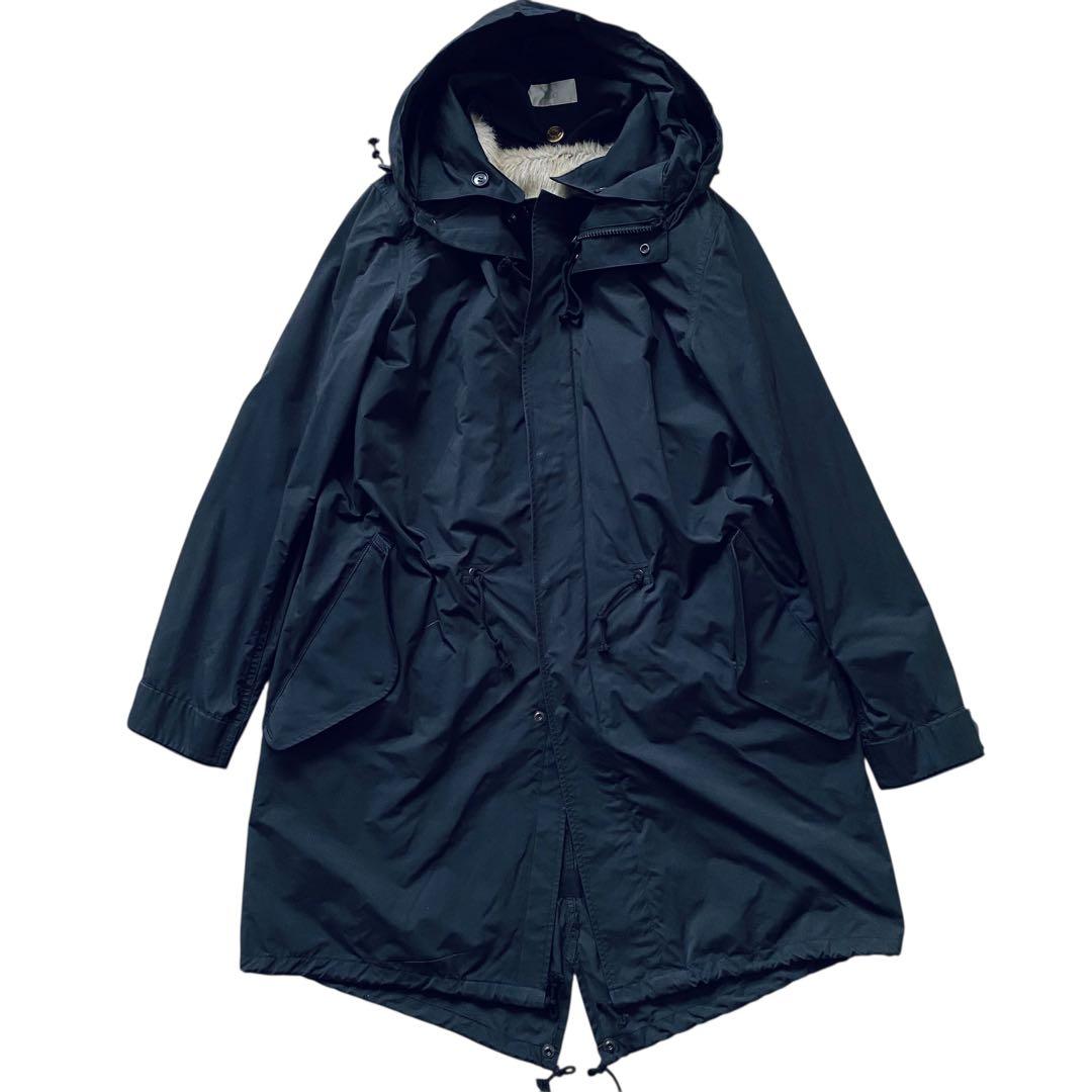 THE RERACS ザ リラクス【美品】ファーライナーベスト付 モッズコート