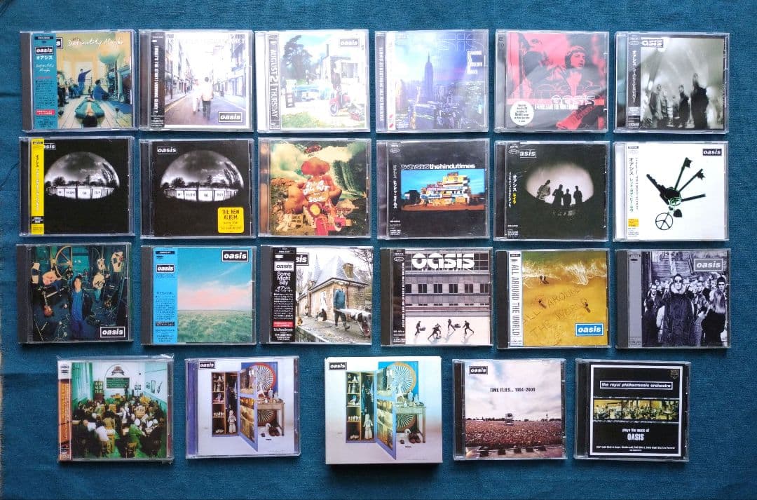 Oasis 23枚セット／アルバム14枚+シングル9枚 再生確認済み