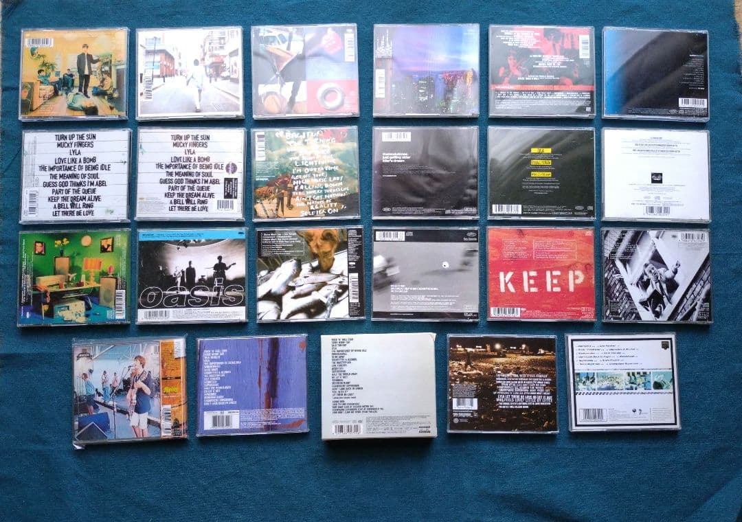 Oasis 23枚セット／アルバム14枚+シングル9枚 再生確認済み