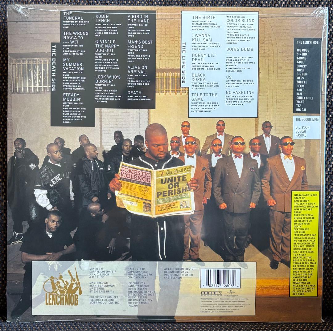 新品未開封Ice Cube DeathCertificate LP レコード