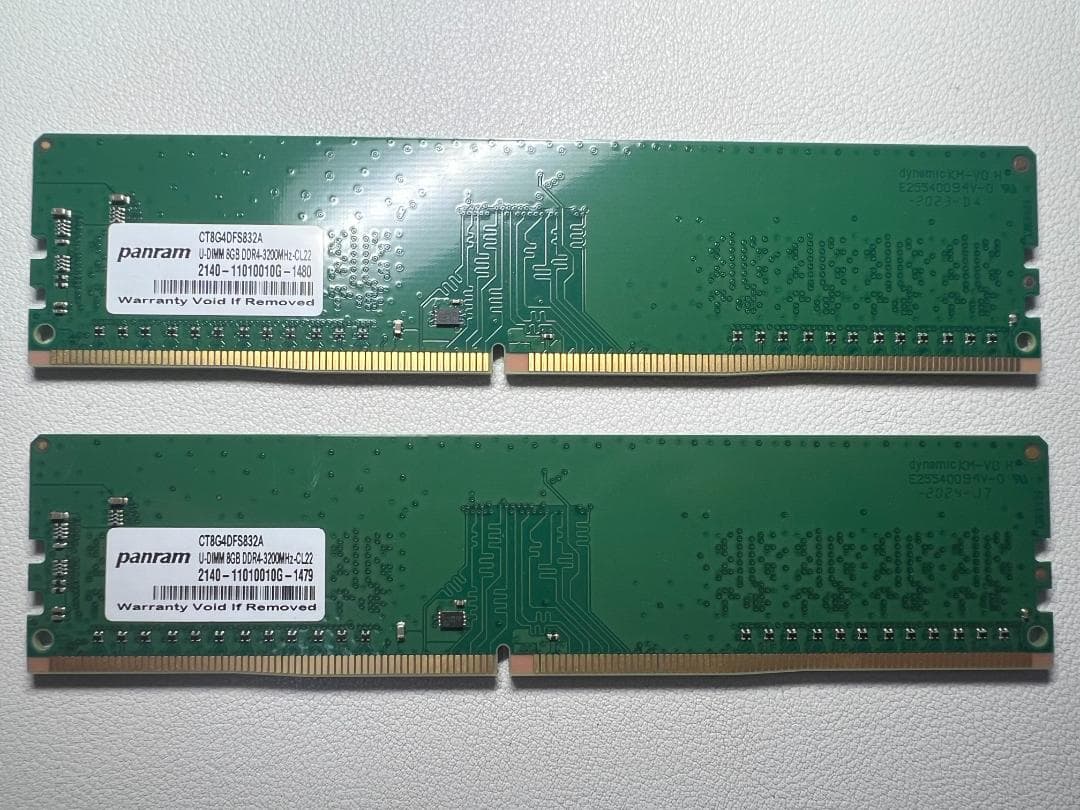 crucial DDR4 3200MHz 8G×2 CT8G4DFS832A