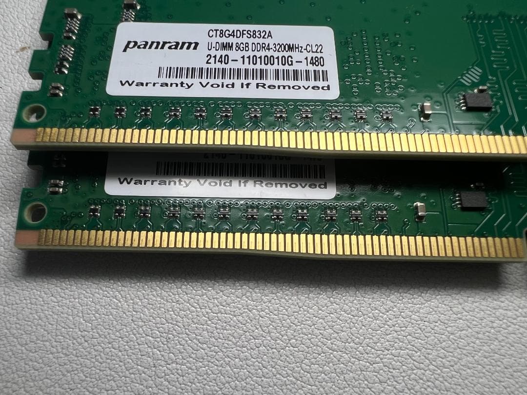 crucial DDR4 3200MHz 8G×2 CT8G4DFS832A