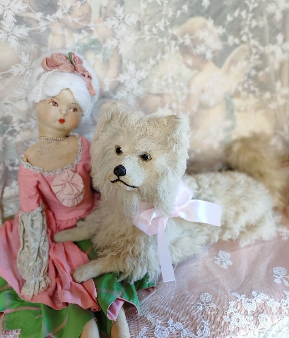 ♡可愛らしいパジャマドッグ・LouLou・フランスアンティーク♡