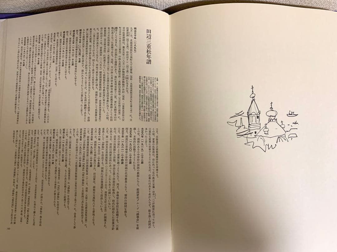 田辺三重松画集 1981年出版　700部限定