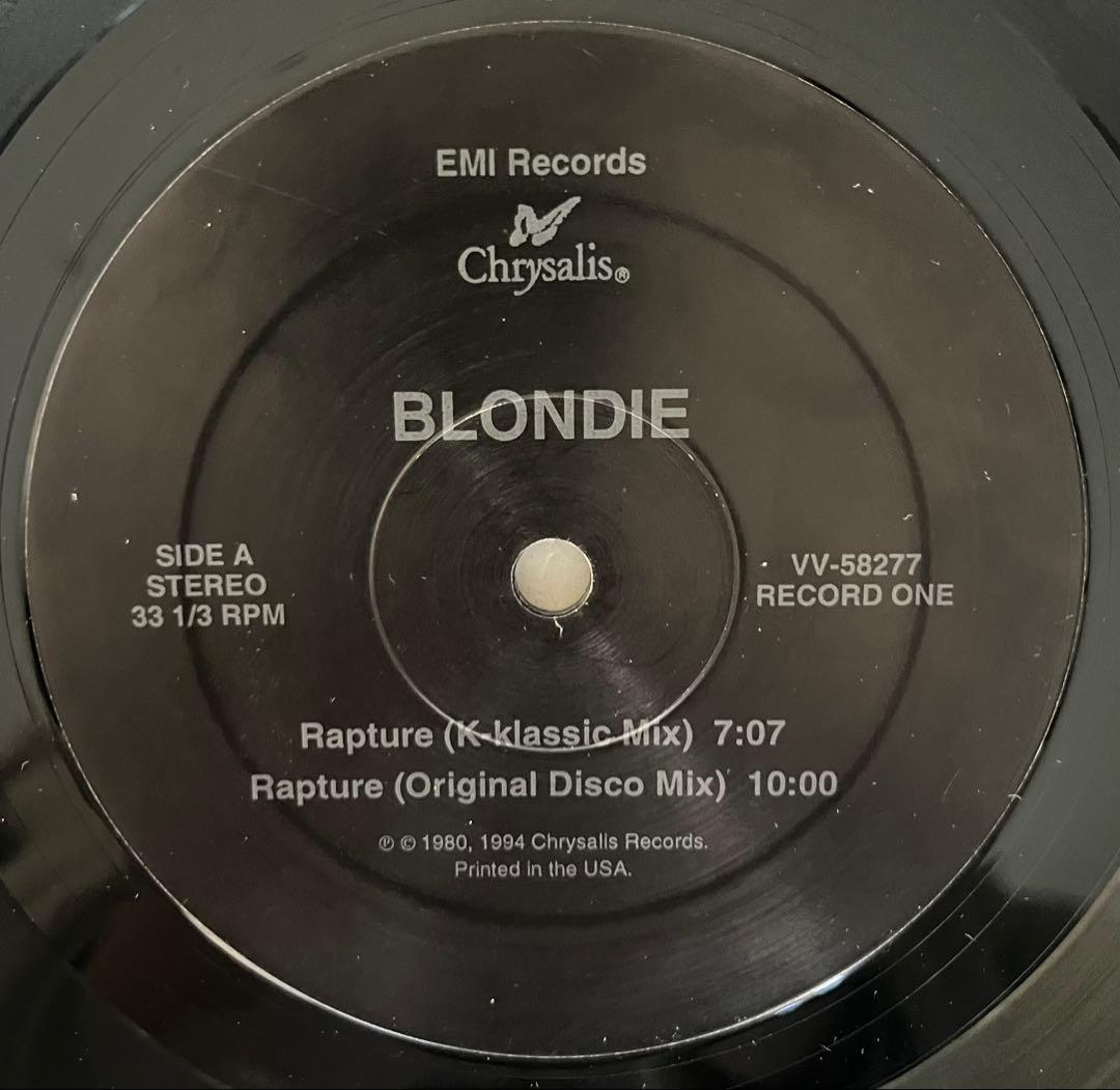 洋楽 US2LP Blondie / Rapture Remix