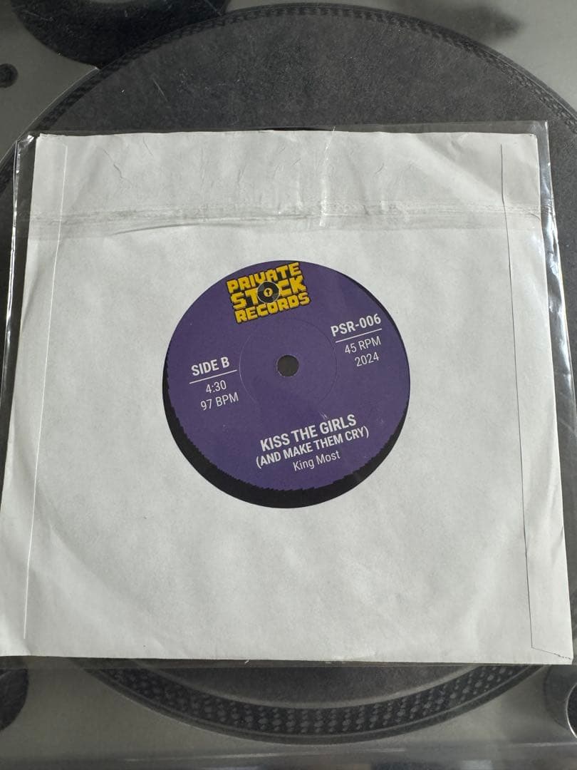 SLAPTURE / KISS THE GIRLS レコード PSR-006