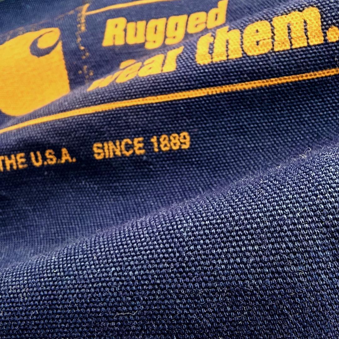 [リョウタ]Carhartt 90s USA ドラムバッグ ネイビー