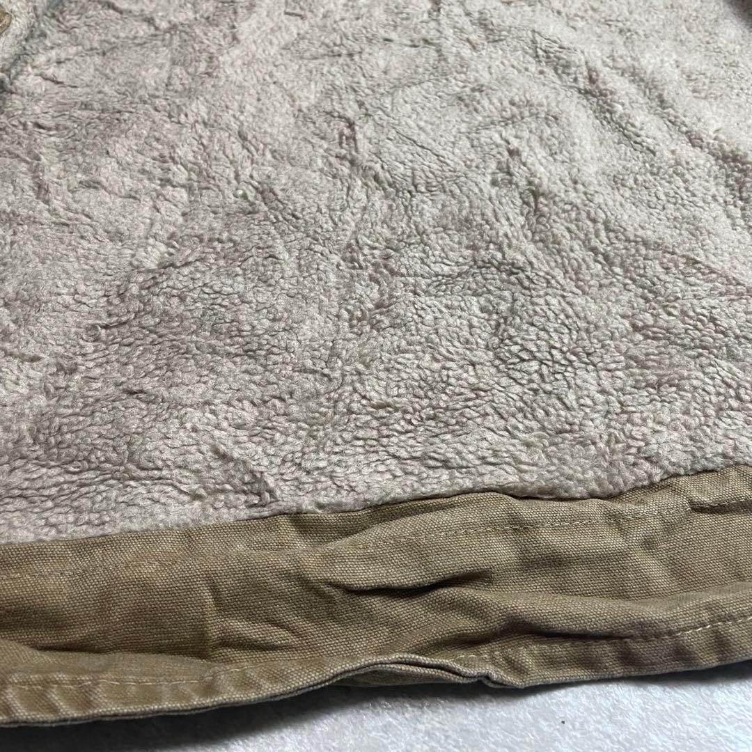 Carharttカーハート ダック ボアベスト メキシコ製2XL フェード古着