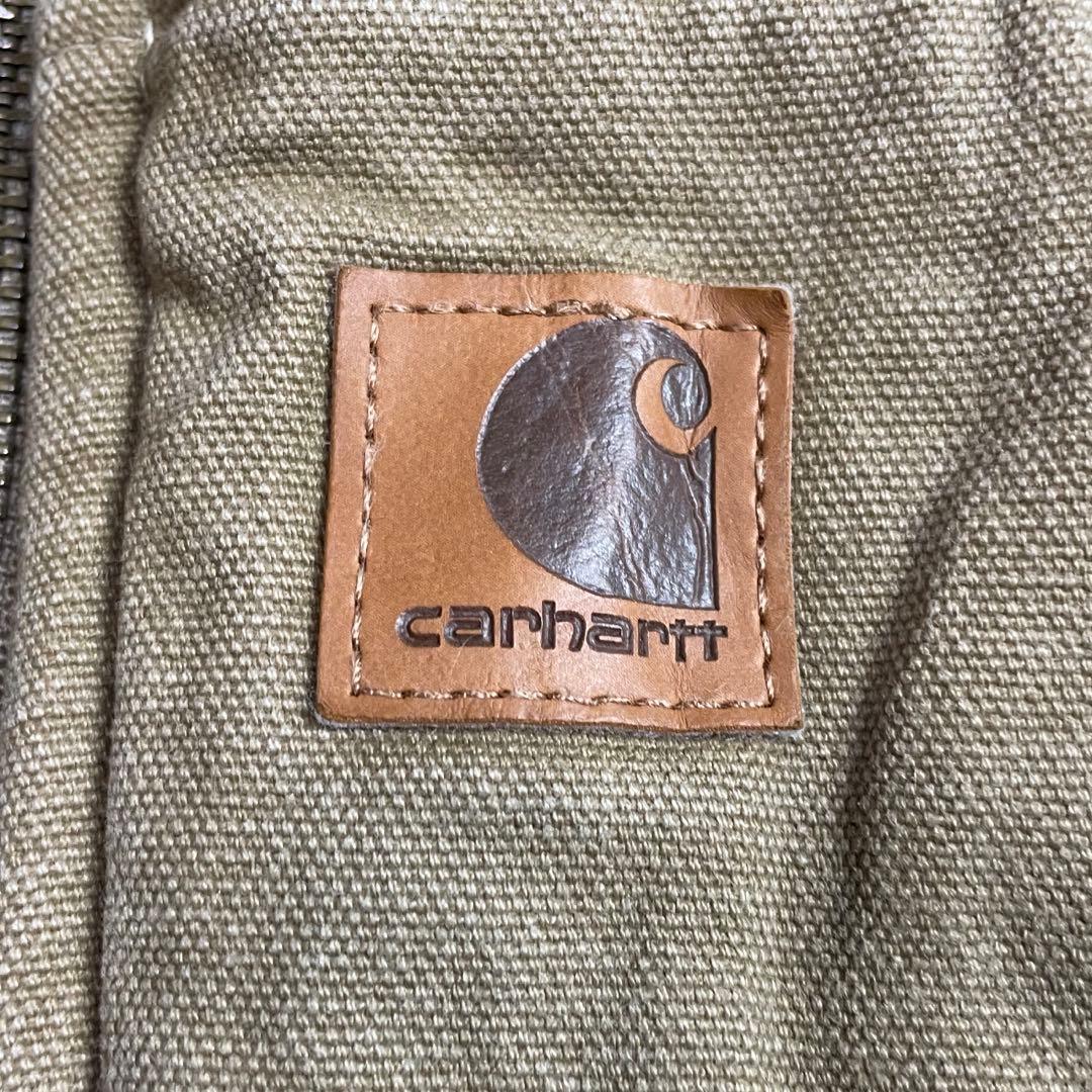 Carharttカーハート ダック ボアベスト メキシコ製2XL フェード古着