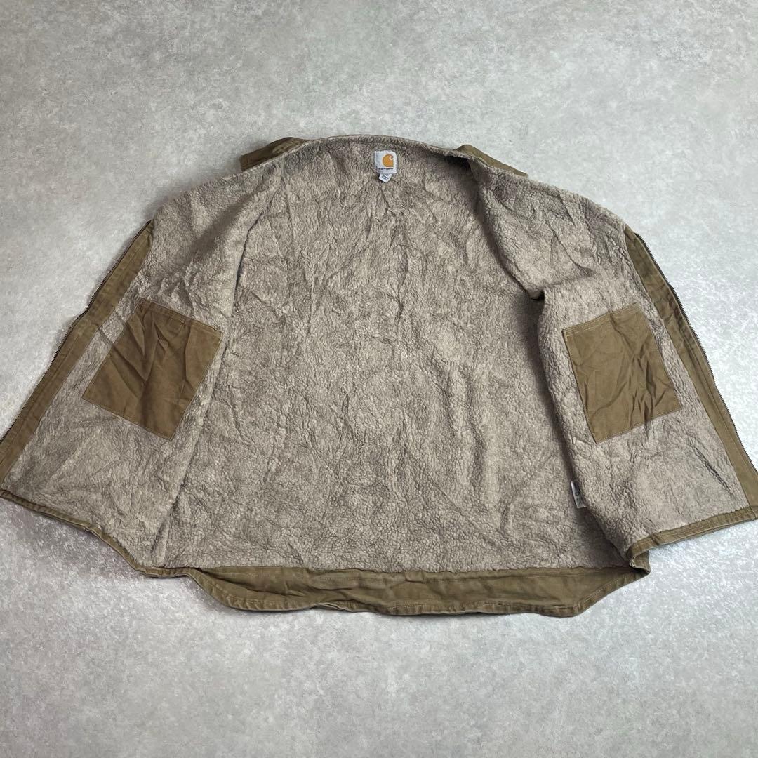 Carharttカーハート ダック ボアベスト メキシコ製2XL フェード古着