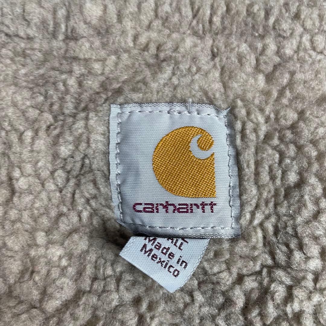 Carharttカーハート ダック ボアベスト メキシコ製2XL フェード古着