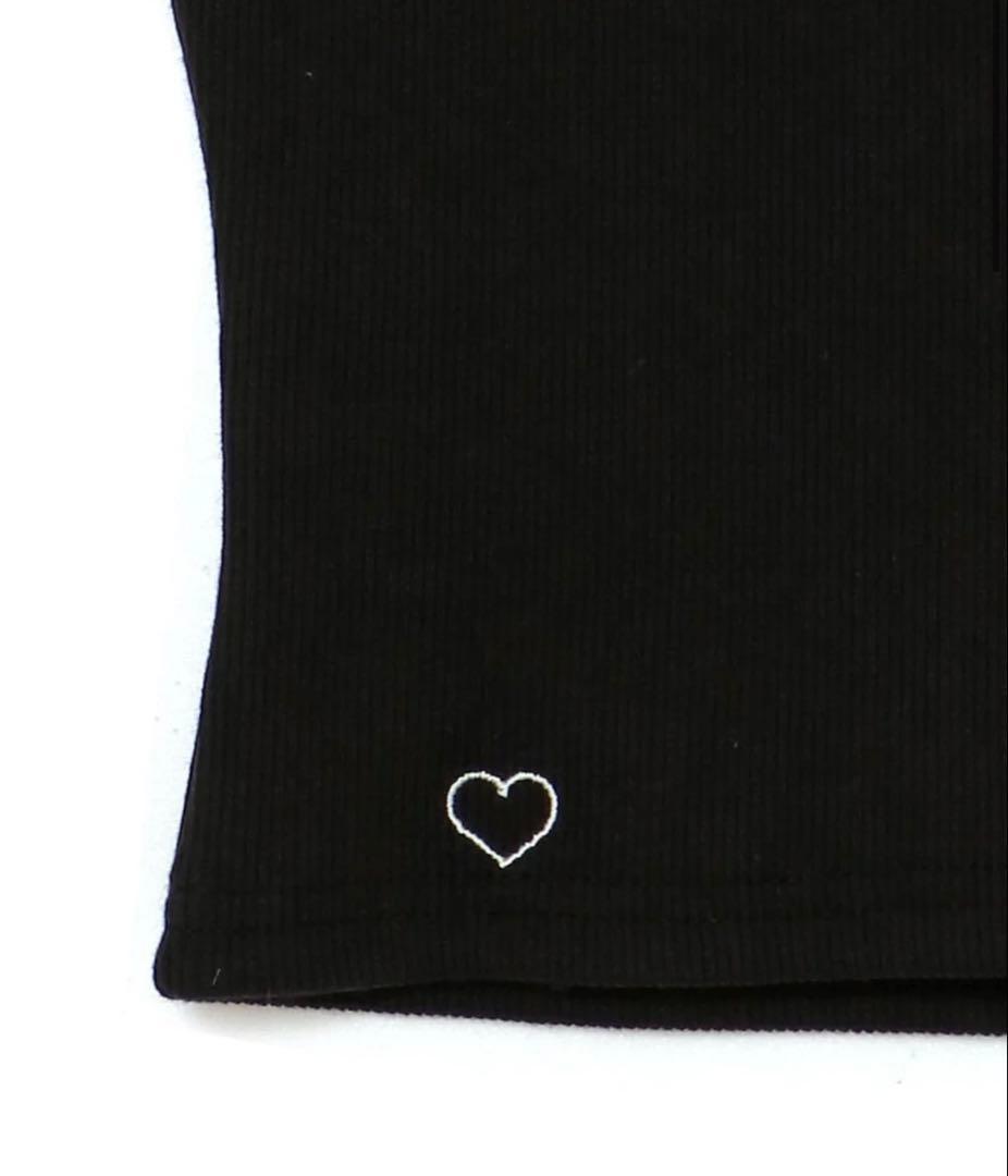 トップス ANDMARY Claire choker tops BLACK