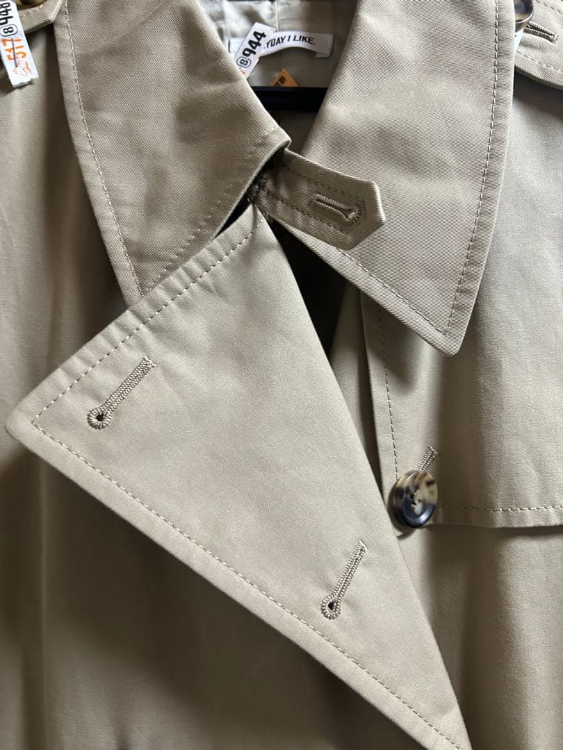 美品◇DEUXIEME CLASSE ドゥーズィエムクラス トレンチコート36
