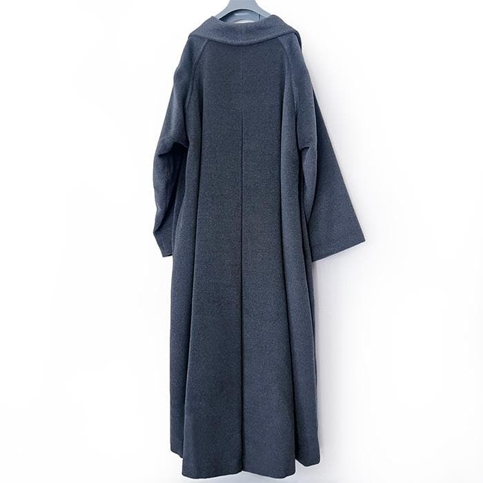 も*s様 MaxMara マックスマーラのロングコート　カシミヤ混　ステッチ入り