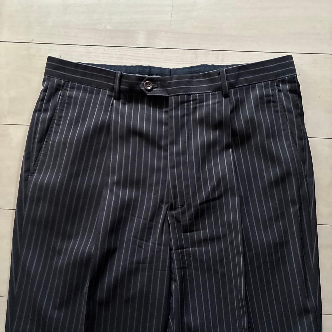 ARMANI ダークブラックストライプスーツ