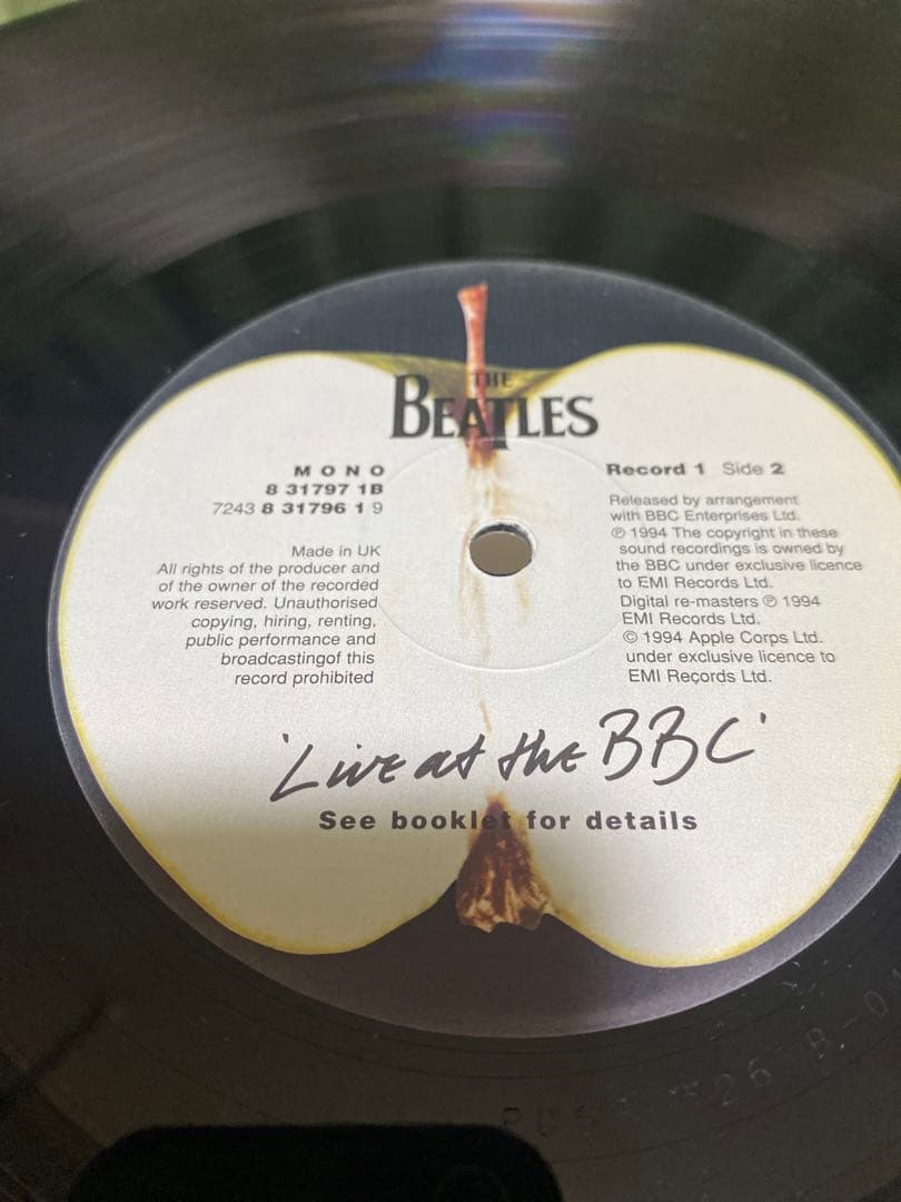 【初版ミスプリ】The Beatles / Live at the BBC