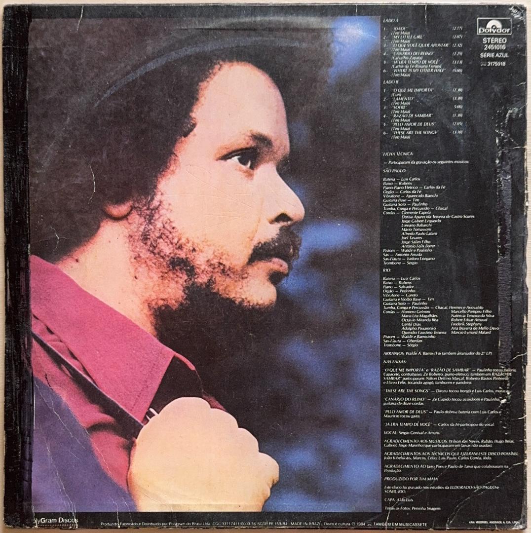 BRA盤84年プレス！72年3RD！初期名曲多数!Tim Maia/Same