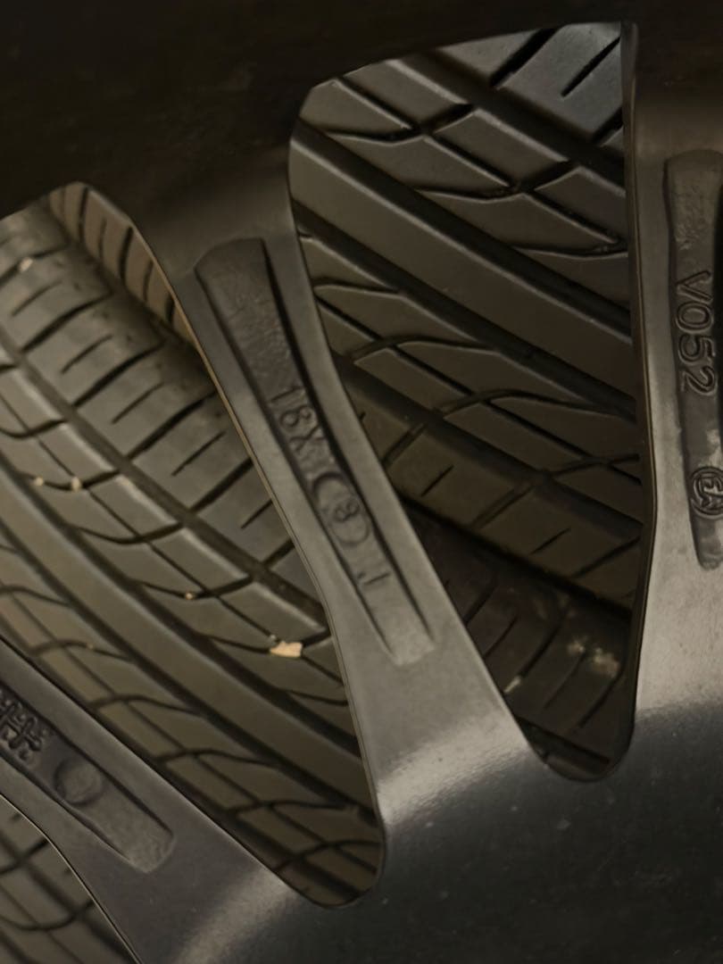 ①送料無料235/55R18×5H PCD112 EURO TECHスタッドレス