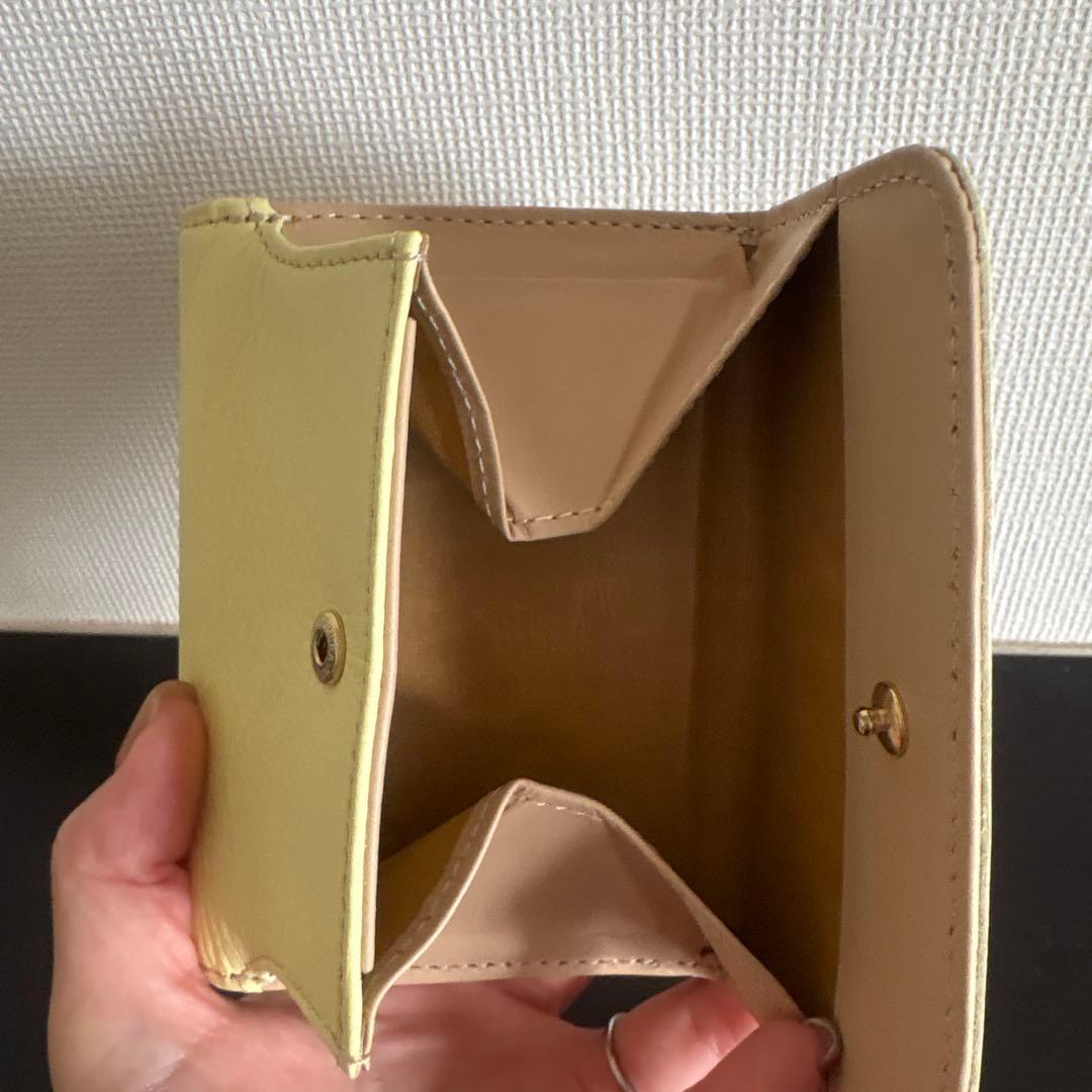 Kitamura 二つ折り財布　イエロー