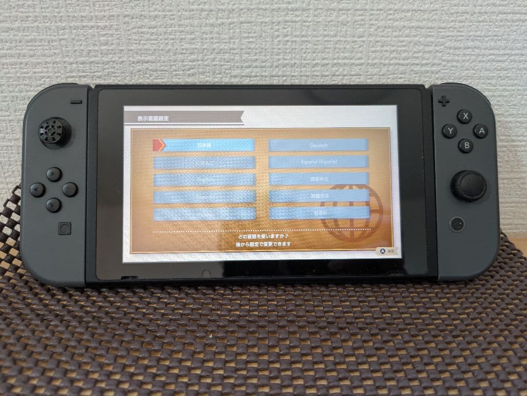Nintendo Switch グレー 本体　ジャンク品