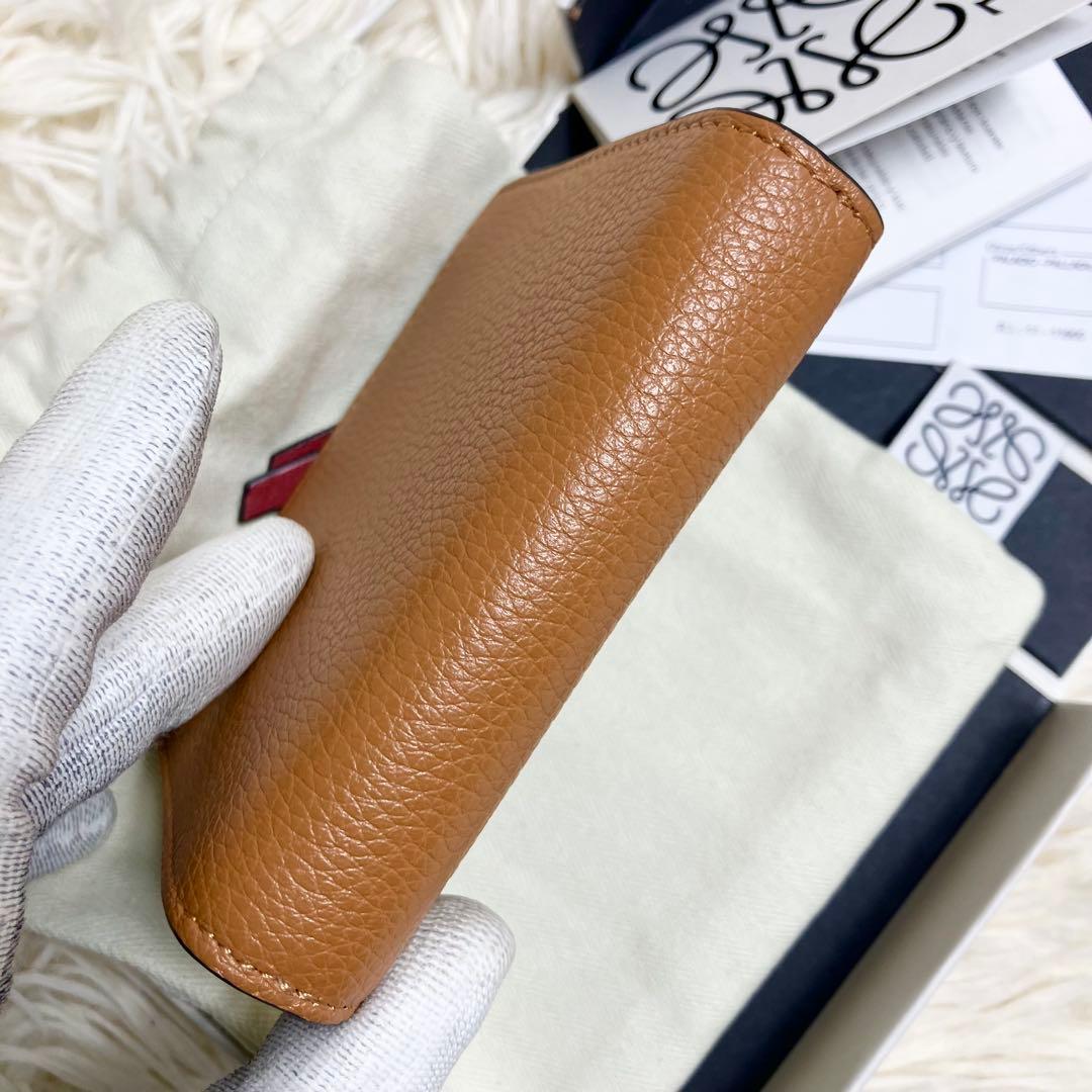 未使用級 ロエベ LOEWE コンパクトジップウォレット アナグラム