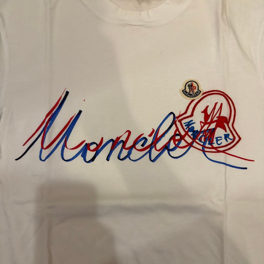 Moncler ロゴ　刺繍 Tシャツ