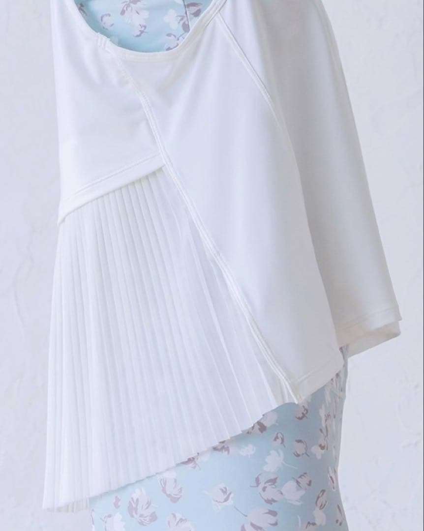SUKALA LAVA バックプリーツタンクトップ　L アイボリー