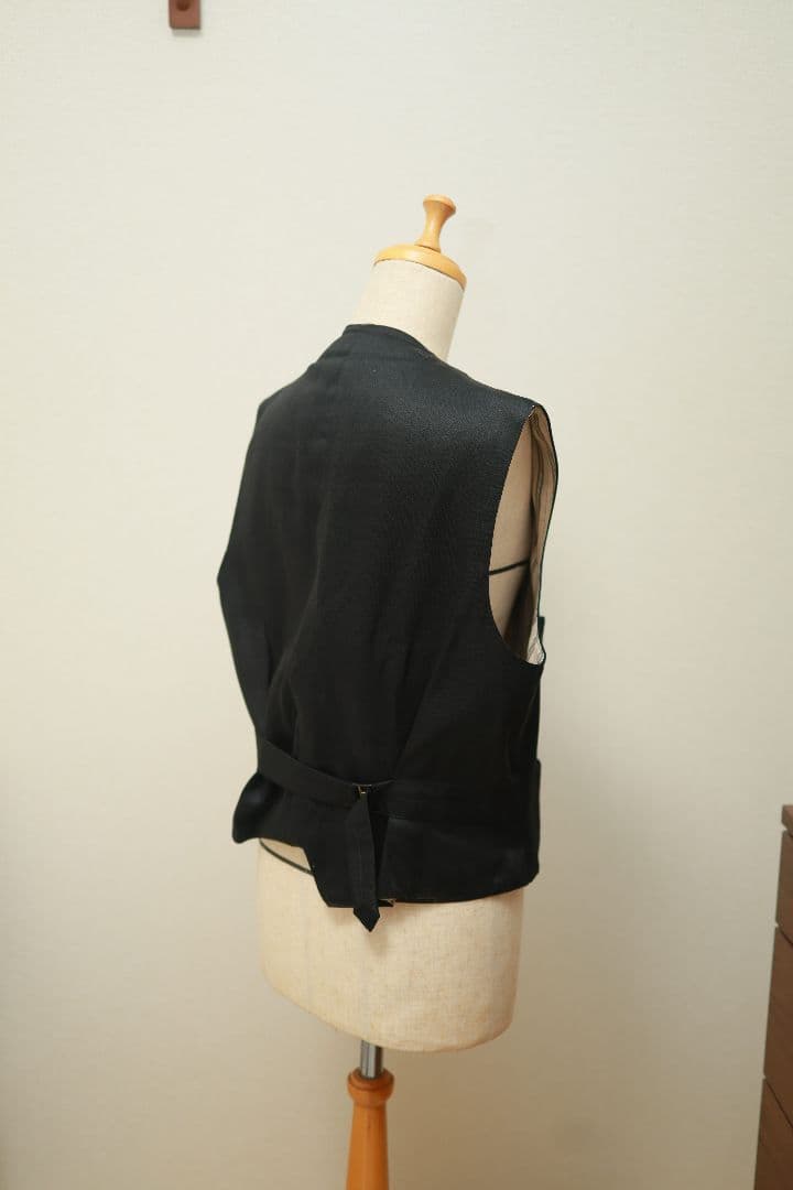 トップス 1960s FrenchVintage black vest
