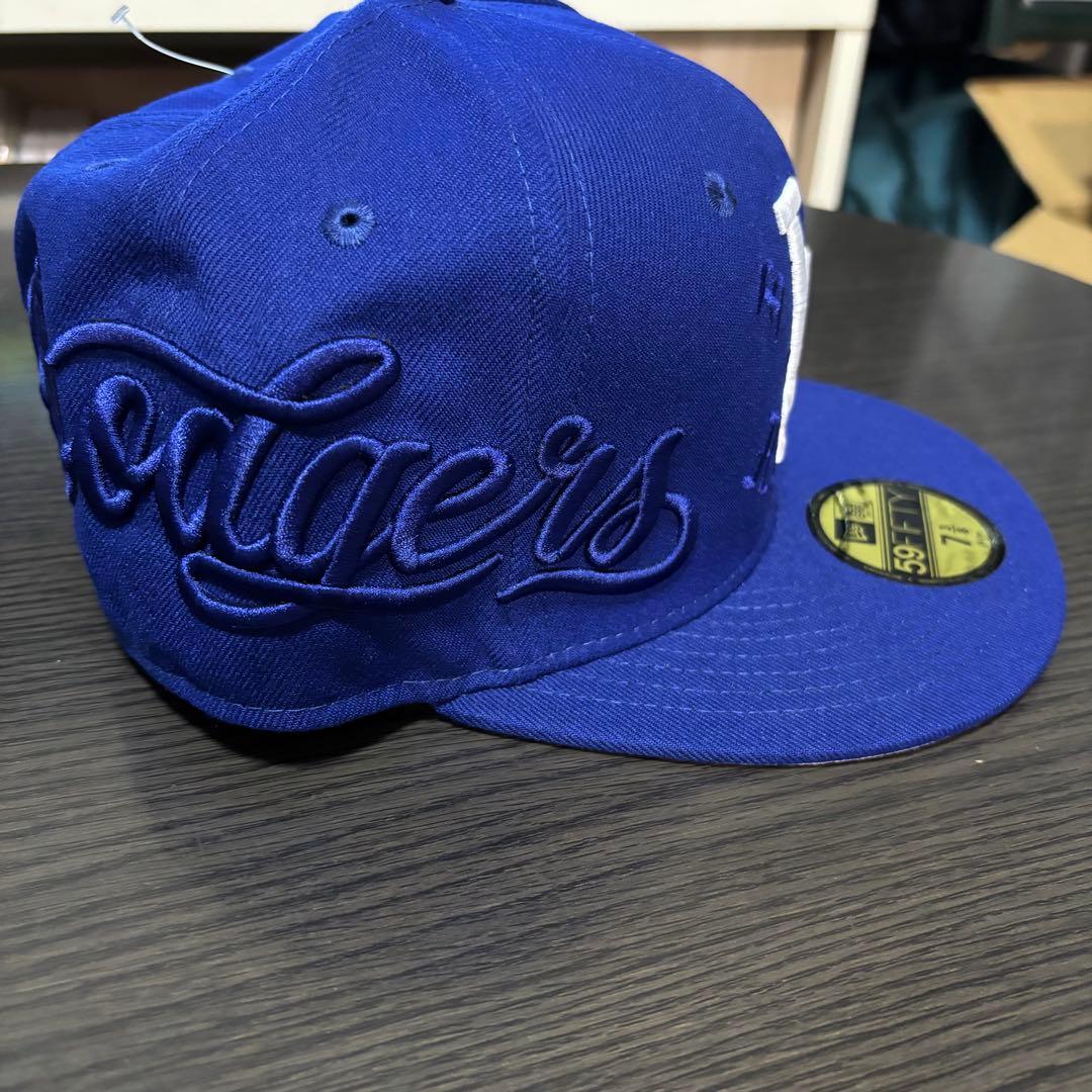 太*丸様 希少✨　NEWERA キャップ LA 59FIFTY ブルー　青　58