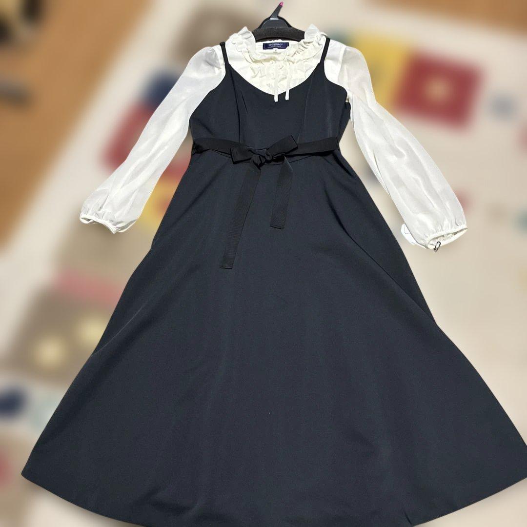 エムズグレイシー　黒ジャンパースカート新品